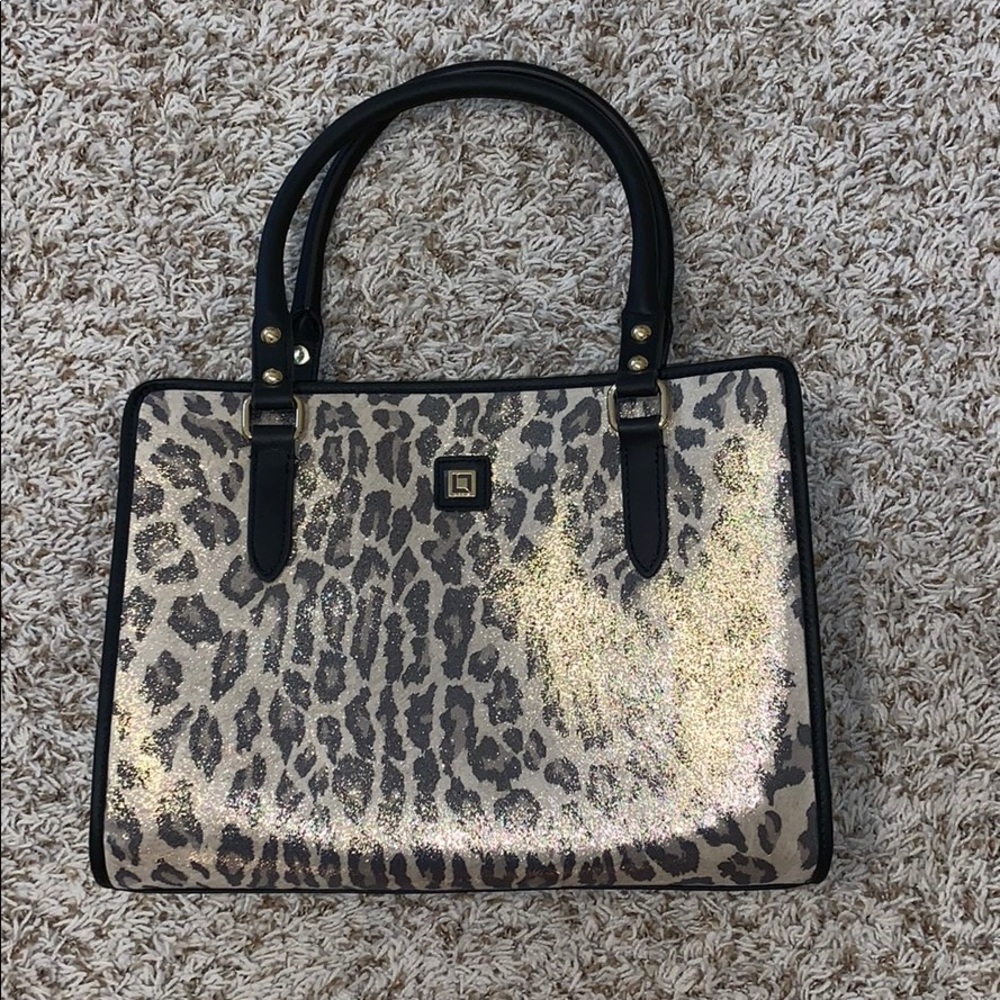 Lodis leopard handbag